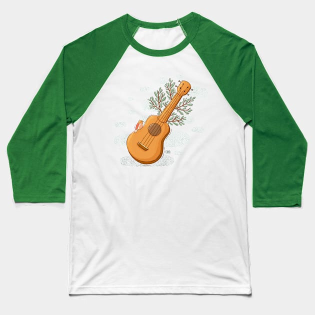 Ukulele Tree Baseball T-Shirt by Tania Tania